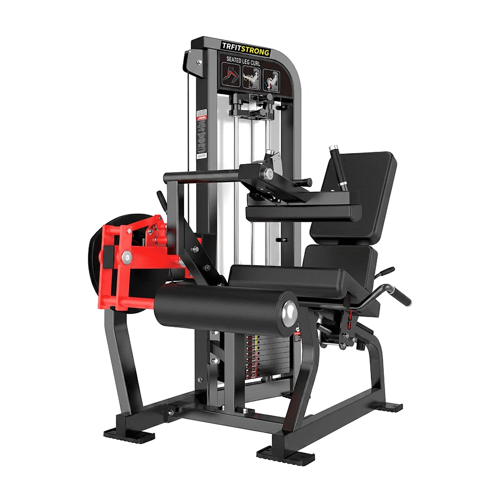Máquina Cadeira Flexora Sentada HS14 para treino de posterior de coxa e flexão de pernas