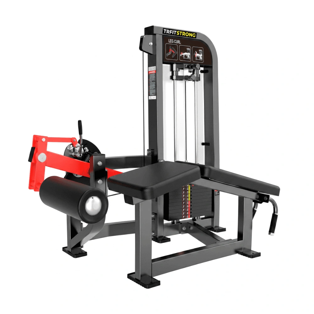 Mesa Flexora HS15, máquina de musculação profissional para treino de posteriores de coxa e flexão de pernas em academias, condomínios, estúdios e hotéis.