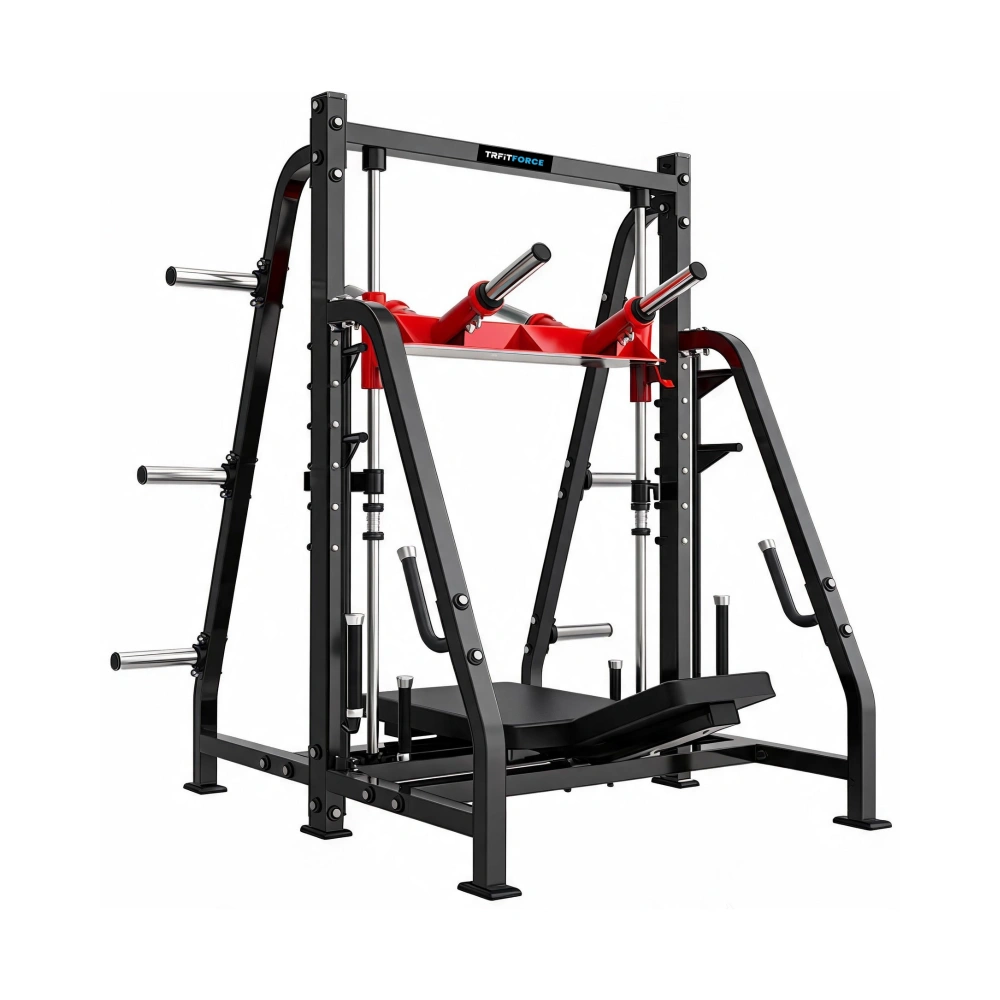 Leg Press Vertical Profissional TM99 para treino de pernas, quadríceps e glúteos em academia.