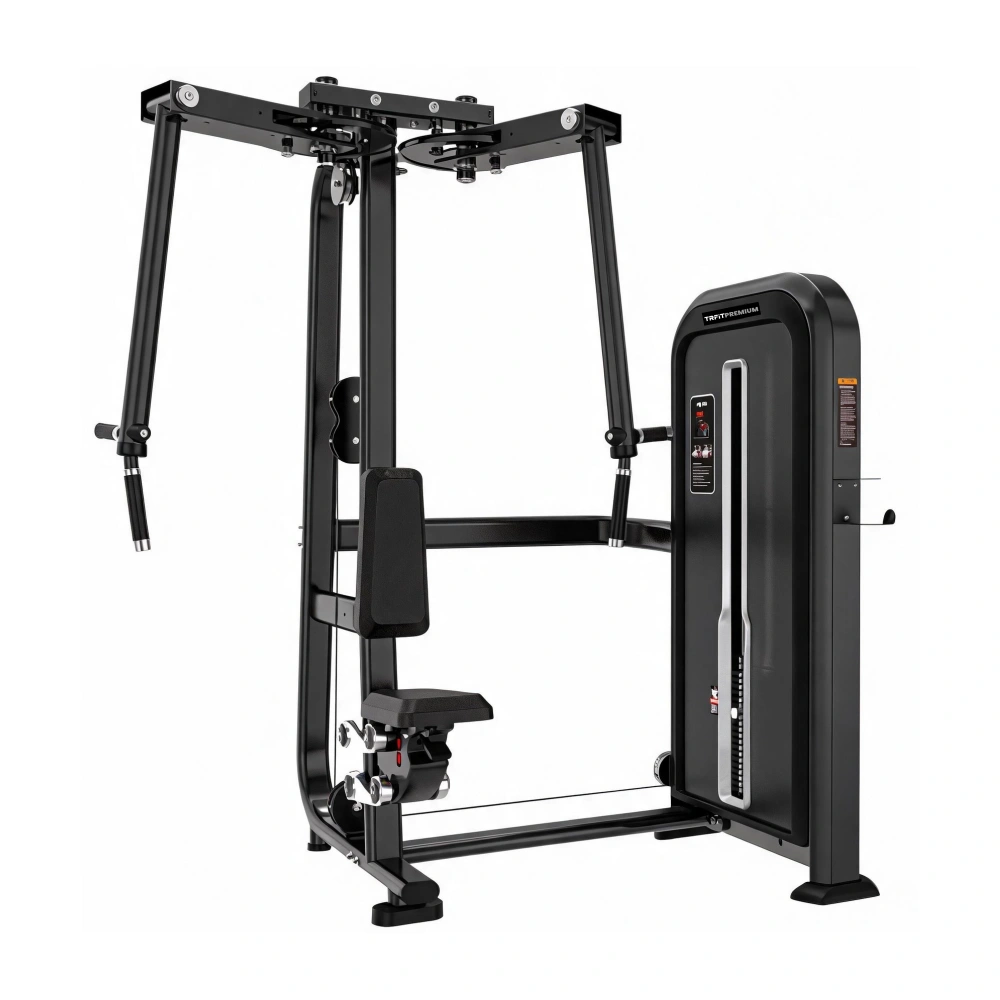 Máquina Pec Fly TY04 profissional para treino de peitoral com torre de peso de 80 kg