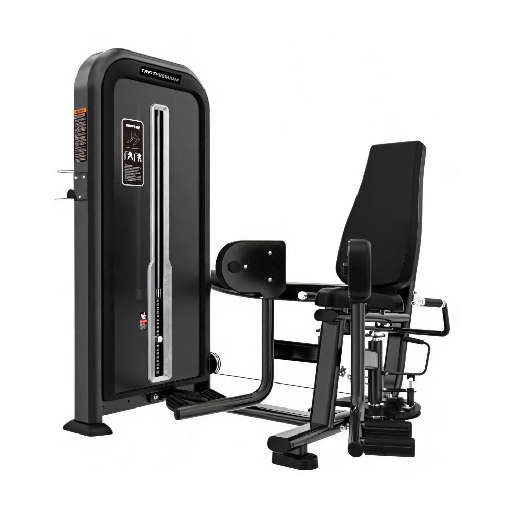 Cadeira adutora TY19 para treino da parte interna das coxas com torre de peso de 80 kg