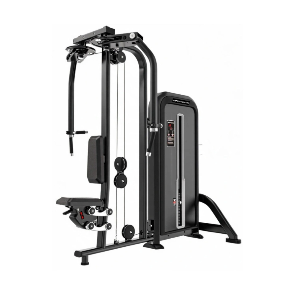 Máquina Pec Fly TY38 TRFIT para treino de peitoral, ombros e membros superiores com torre de peso de 80 kg