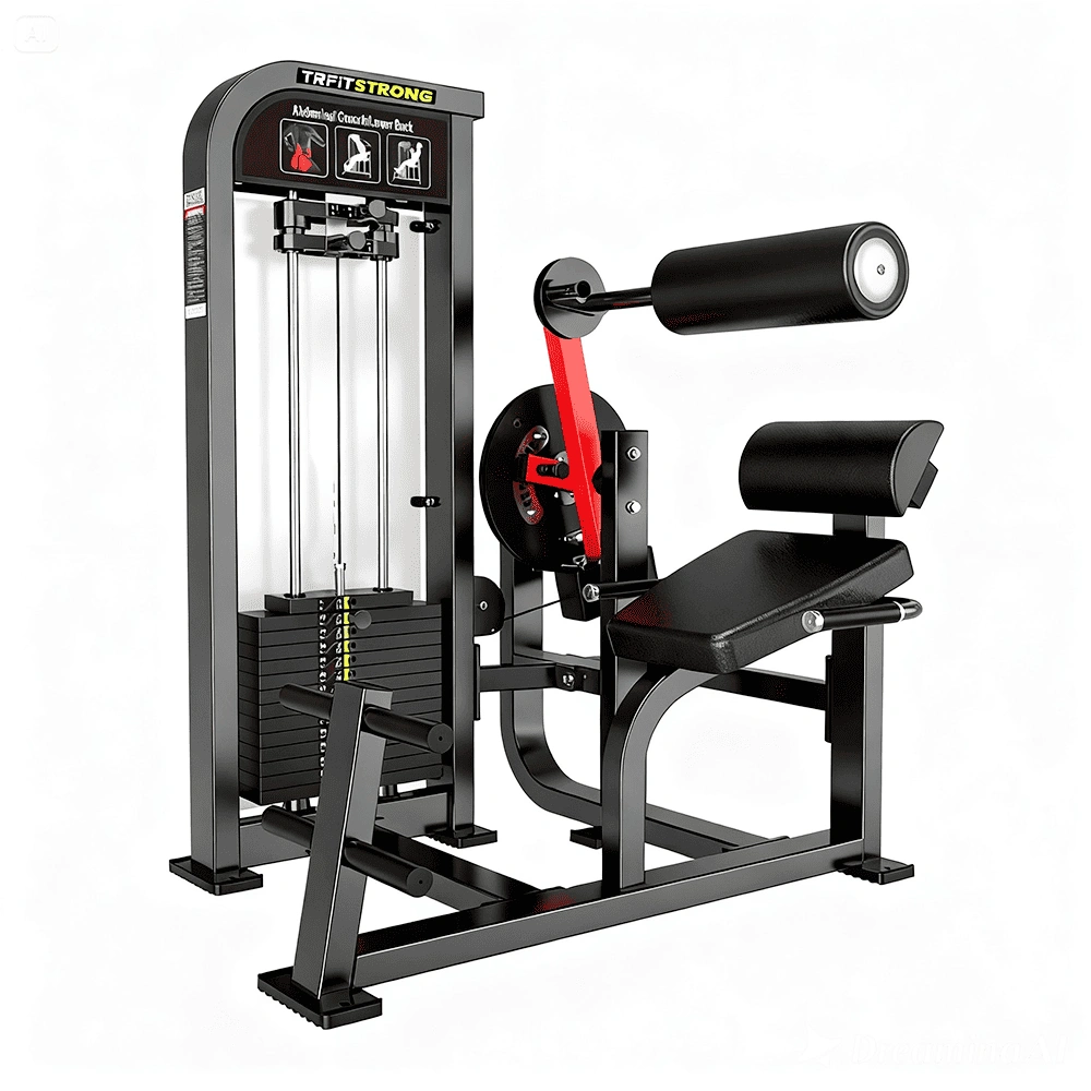 Máquina abdominal e lombar HS36 profissional com carga seletorizada para academias